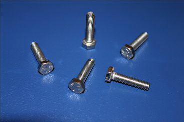 10 Stück - DIN 933 - M6x65 - A2 - Edelstahl