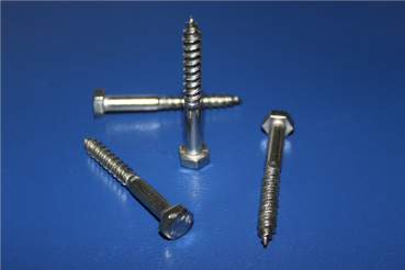 10 Stück - DIN 571 - M4x35 - A2 - Edelstahl