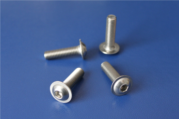 25 Stück - ISO 7380 mit Flansch - M3x40 - A2 - Edelstahl