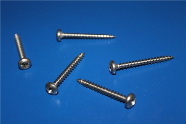 100 Stück Spanplattenschrauben - PAN-HEAD - 5x45mm - Kreuzschlitz - A2 - Edelstahl - Vollgewinde