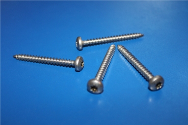100 Stück Spanplattenschrauben - PAN-HEAD - 4x50mm - TX20 - A2 - Edelstahl - Torx - Vollgewinde
