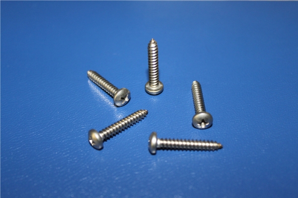 50 Stück - DIN 7981 - 4,8x38 - A2 - Edelstahl - Blechschrauben
