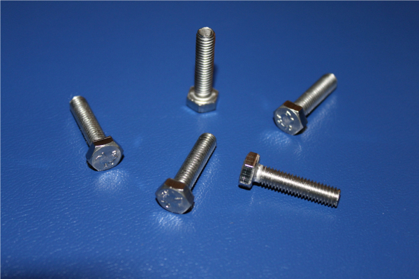 10 Stück - DIN 933 - M6x50 - A2 - Edelstahl