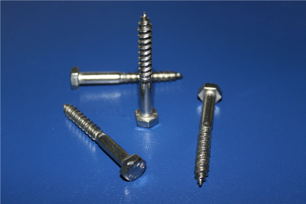 50 Stück - DIN 571 - M6x30 - A2 - Edelstahl