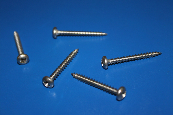 100 Stück Spanplattenschrauben - PAN-HEAD - 3x16mm - Kreuzschlitz - A2 - Edelstahl - Vollgewinde